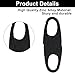 LifCratms 12Pcs Dual Opening Zipper Clip Anti Theft Deterrent, Safety Zipper Locks Pull Replacement for Backpacks/Keychain/Luggage/Suitcases/Traveling/Camping (Black & Silver)