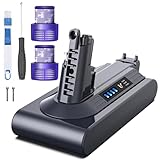 Morpilot Replacement Battery for V10, 25.2V 8000mAh Li-ion Battery Perfectly Compatible with V10 Cyclone V10Animal V10Absolute V10Fluffy V10Motorhead Series Vacuum, 2 Post-Filter Included