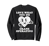 Retro Vintage Kranführer oder Kranbetrieb Liebhaber Sweatshirt