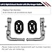 Promrmr Rear Left & Right Exhaust Bracket Muffler Support Assembly 68275662AB 68395841AA Compatible with Dodge Ram 1500 3.0L 5.7L 6.2L 2019-2025 with 2Pcs Hanger Rubber