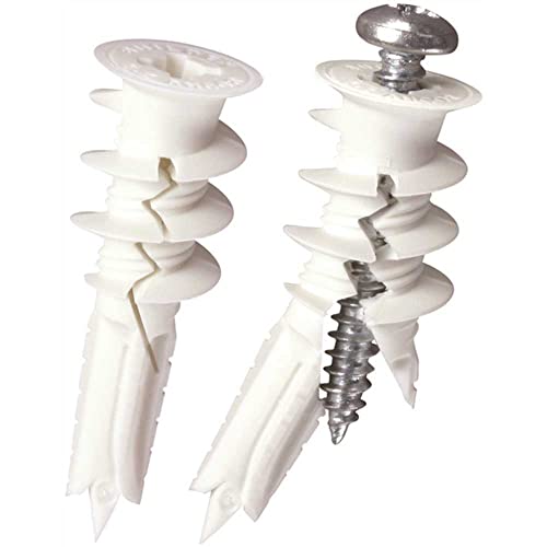 Twist-N-Lock 50 Drywall Anchors with Screws (25-Pack)