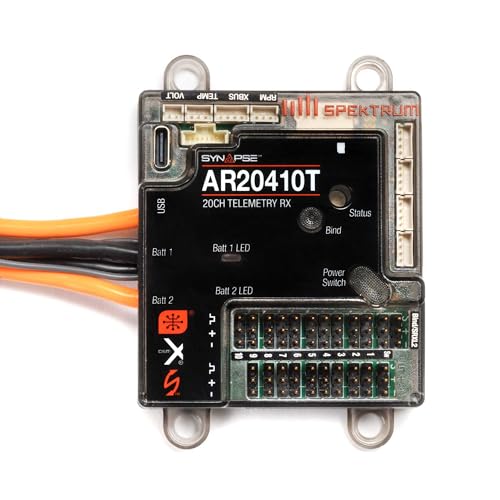 Spektrum AR20410T 20-Channel PowerSafe Telemetry Receiver, SPMAR20410T