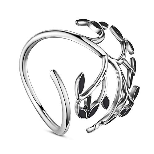 Bague ajustable pour femme en argent 925 résolvant les problèmes de taille