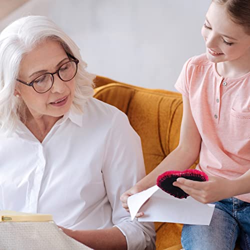 Pllieay 6Pcs Punch Needle Coasters Kit, Punch Needle Rug Coasters Keychains Hair Rope, Easy Punch Needle Kit For Beginners With Adhesive Felt, Punch Needle Tools For Diy Punch Needle Embroidery Crafts #TOP6