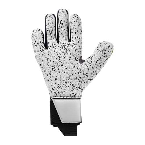 uhlsport Prediction Supergrip+ HN Goalkeeper Gloves Size 9, navy/fluo yellow