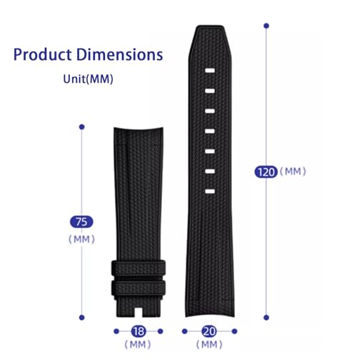 Image of Silicone Rubber Bands for Omega X Swatch Moonswatch Watch Strap 20mm Curved End Weave Style Premium Silicone Rubber Replacement Strap Women Men,for Omega Swatch Moonswatch Speedmaster