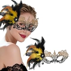 Feather Gold & Black