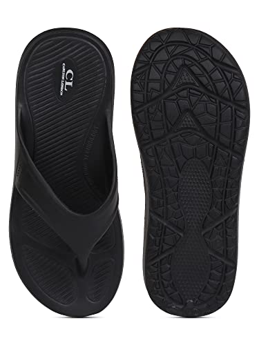 Image of Carlton London Men's Textured Slip-On Flip Flop