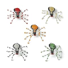 Spider Seed Bead Charms_5 pcs