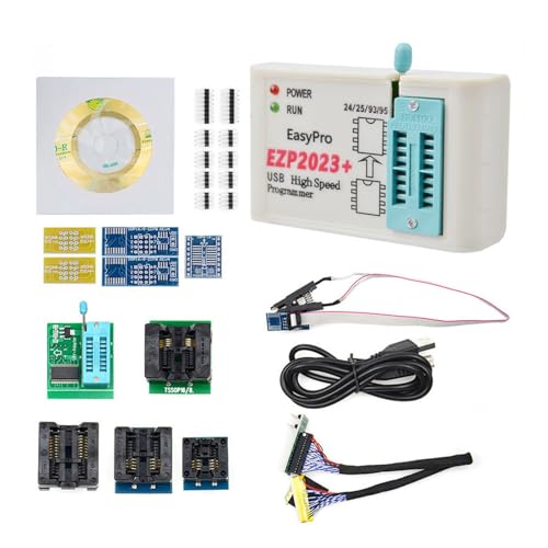 Dispositivo de programación industrial SPI EZP2023 con 12 adaptadores USB