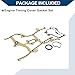 Hihaha Engine Timing Cover Gasket Set TCS46156 for Chevrolet Cruze 2011-2015 Chain Case Cover Gasket Long-lasting Sealing Rubber,Metal 1 Set Yellow,Black