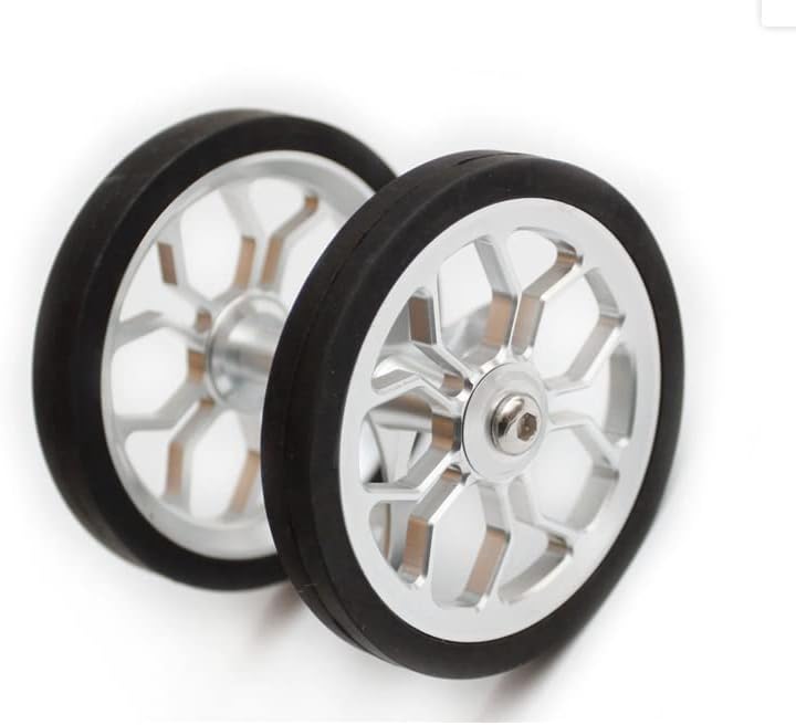 82mm Large Wide Double Mudguard Roller for BROMPTON in SILVER