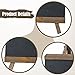 Woideklu Tabletop Chalkboard Sign Wood Blackboard Menu Board Chalk Board for Cafe Business Office