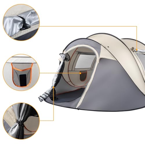 Carpa de Camping Instantánea con Protección UV y Resistente al Agua miniatura 4