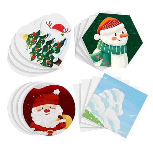 FIXOSHEE Magnéticos Pequeños para Pintura y Decoración Tableros de Lienzo Resistentes y Multifuncionales para Nevera Oficina y Escuela