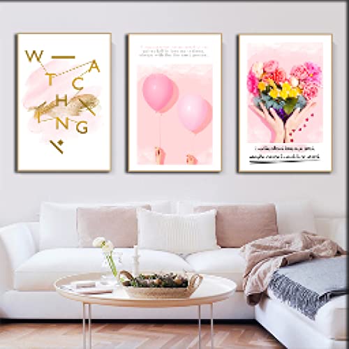 Affiche Impression Sur Toile poétique pour éveiller la chambre des filles
