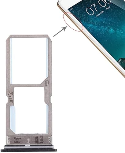 Sim Card Tray + Micro Sd Tray For Y67 (Black)