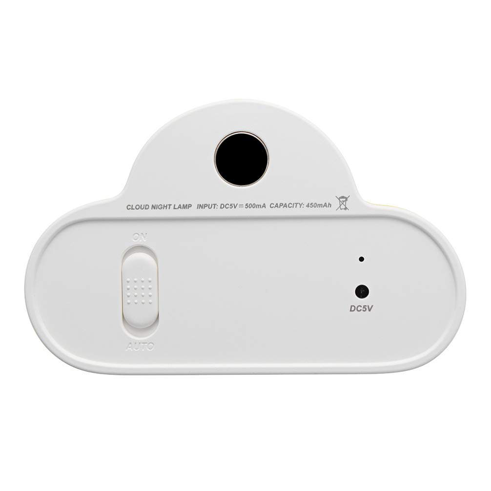 ledmomo LED noche luz bebé noche luz lámpara recargable Sensor nube decorativo luz para niños lámpara