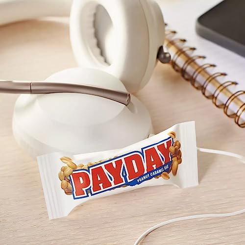 Payday Peanut And Caramel Snack Size Candy Bars - Bulk Individually Wrapped - 2 Pound #TOP3