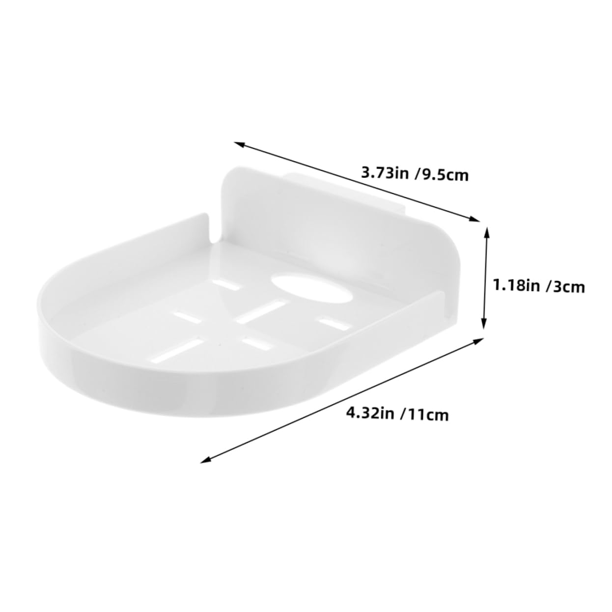 HEMOTON Adhesive Floating Shelf for Security Cameras 4pcs Camera Wall Mount Bracket Damage- Removal for Wall Mount