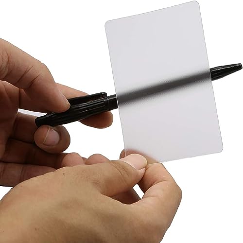 10 Pcs Illusion Game Invisibility Shield Lenticular Sheet Magic Tricks for Enthusiasts and Beginners in Entertaining Magic Shows and Close Up Performances