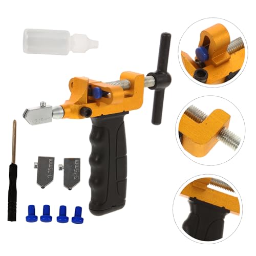 Cortador de azulejos manual multifuncional Operitacx herramienta de vidrio 8