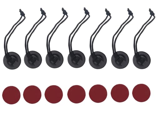 Rigdance Safety Tether for Gopro, Strong Adhesive Stickers and Strap for GoPro Hero 12 11 10, for Insta360 X5 X4 X3, for DJI OSMO Action Camera Helmet Mounts (7PCS)