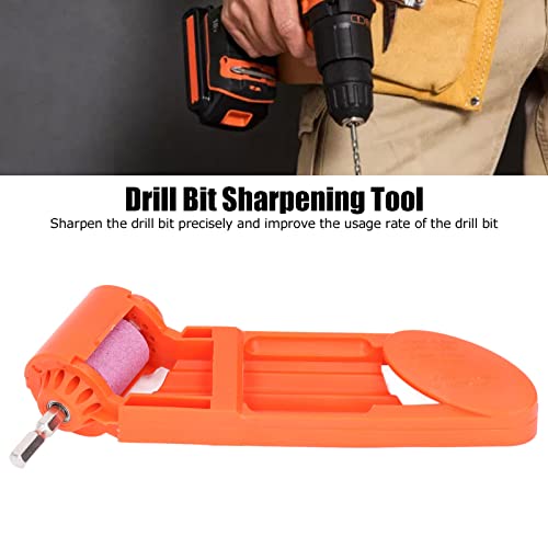 Bstxqty Drill Grinder Grinding Tool For Drill Polishing Wheel Drill Bit Incisive Sharpener Adamas Hand Drill Sharpening Tool Portable Drill Powered Tool(Orange) #TOP7