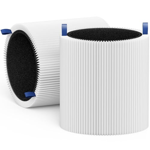 VILLAPOOL 2 Mini Max Replacement Filter Compatible with Blueair Blue Pure mini MAX Air Purifier,High Efficiency Filter, 3-in-1 Activated Carbon,Filters dust, odors, and smoke