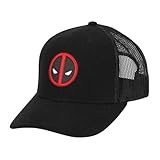 Deadpool Classic Adult Mesh Trucker Hat Black