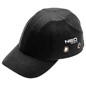 Anstoßkappe schwarz, Kopfschutz Schutzhelm Hardcap Schutzkappe Arbeitskappe