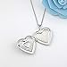 Hutou Locket Necklace That Holds Pictures Birthstone Lockets for Women Photo Locket 6