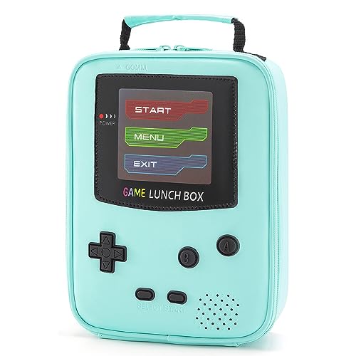 Beaulyn 002 Kids Lunch Box Boy Insulated Lunch Bag Game Leather Thermal Lunch Bag cover