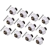 Paquete que incluye: 12 x Tiradores de Cerámica Pomos y Tiradores de Muebles Vintage Pomos con Tornillo para muebles de gabinete armario de cocina manijas de cajón ( ).