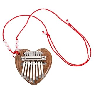 BIENKA Mini Kalimba 8 Touches Pouce Piano Portable Coeur Doigt Piano Mignon Marimba Doigt Harpe Instrument De Musique… - Les Beatles, Paul McCartney, John Lennon, RIngo Starr, George Harrison