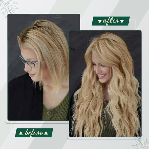 Haartressen RUNATURE Haarverlängerung aus Echthaar in Blond