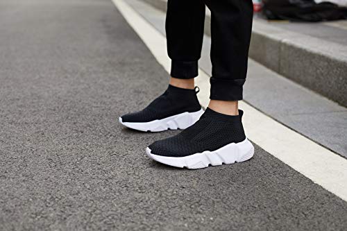 Image of Casbeam Men's Running Knit Comfortable Lightweight Breathable Casual Sports Shoes Fashion Sneakers Slip-On Walking Shoes