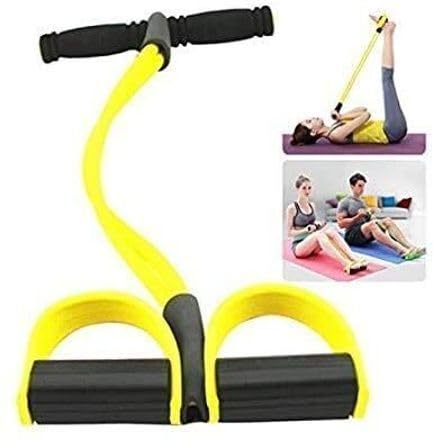 gymfreak Trimmer Pedal Exerciser Yoga Crossfit Exercise Resistance Tube (Multicolor)-image-21