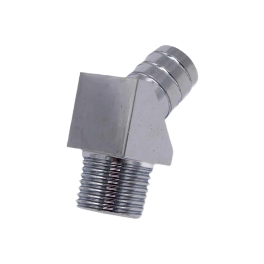 Lumenyra Men's Onecolor Metal Heater Hose Fitting 1/2 Npt To 5/8 Barb Push On Adapter Compatible With Car Engine Garage Accessories