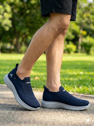 Image of Adda (Label Men's Sports Shoes with Memory Foam Cushioned Insole|Running Walking Gym Training Jogging Athletics|Comfortable & Stylish|Casual & Lightweight|Slipon Sneaker Gent's & Boy's...