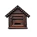 Produktbild JINDEN Retro dekorative Mailbox, Massivholz Europäischer Holzbriefkasten Villa Außenregendicht Dokumentenbox Wandmontage Abschließbar