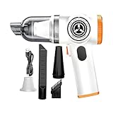 Aspiradora de Coche Portátil Inalámbrica | Aspirador Recargable de 15000Pa para Interiores,Aspirador De Limpieza Interior,para Muebles, Vehículos, Sedanes, SUVs, Caravanas, Minivans, Pickups y Barcos