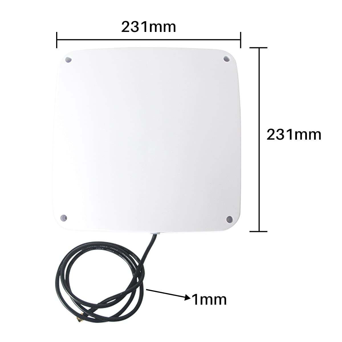 Antenne directionnelle UHF RFID 915 MHz - 1 m - Câble d'extension d'antenne 10 dBi SMA-J - Booster de panneau d'antenne Singnal pour passerelle intérieure - TX900-PB-2323