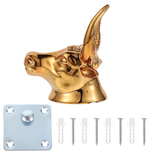 ABOOFAN Support Mural Guitare Doré Crochet Pratique pour Accrocher Guitare et Ukulélé Fixation Murale Stable et Facile à Installer Rangement Sécurisé pour Instruments