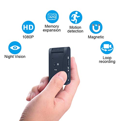 Mini Spy Hidden Camera,1080P Portable Small Covert Home Detective Recorder Camera with Motion