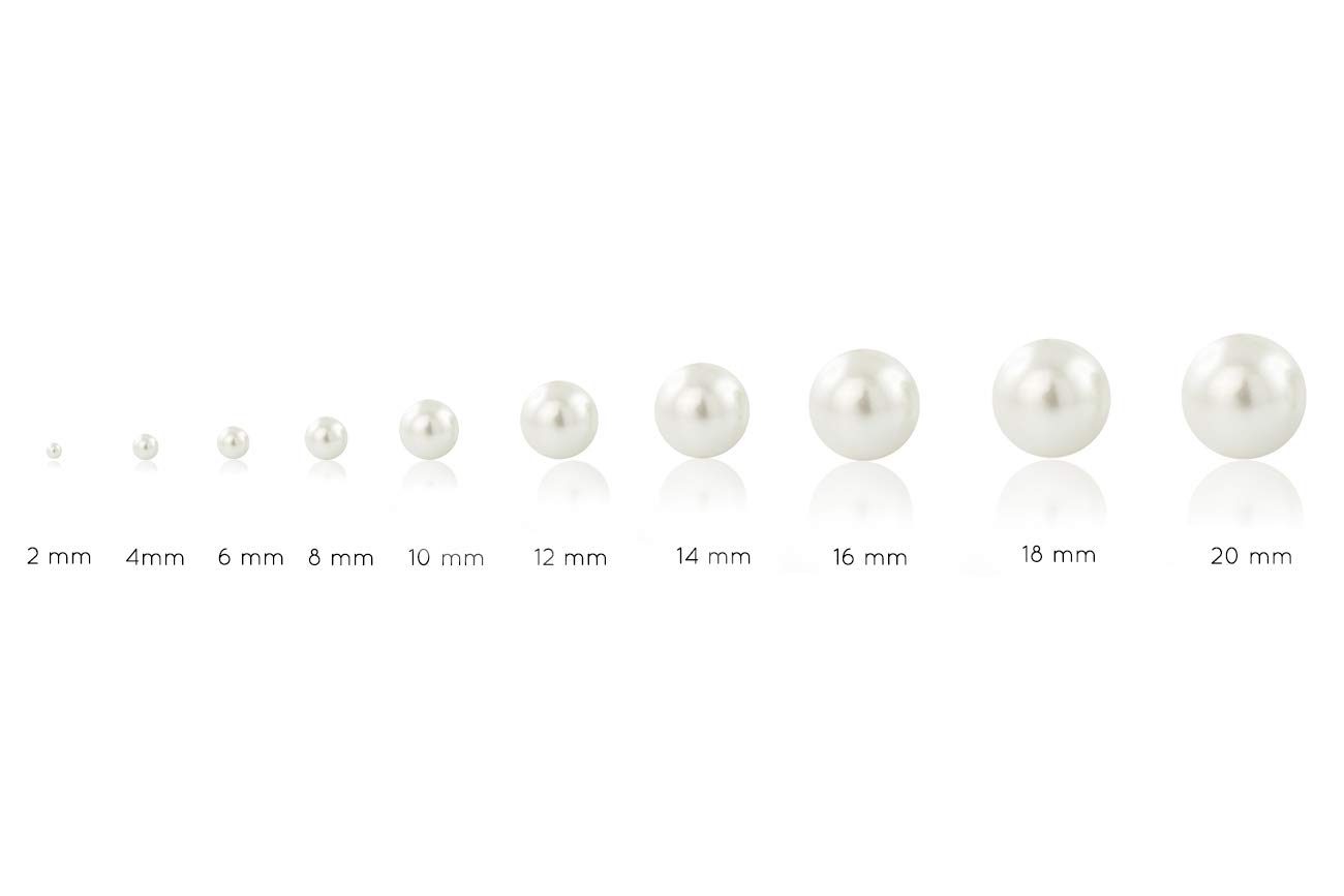 inSCINTILLE Pendientes de Perla con Cierre Mariposa – Plata de Ley 925 con Baño de Rodio – Mujer Hombre Niña – Estuche de Regalo Incluido
