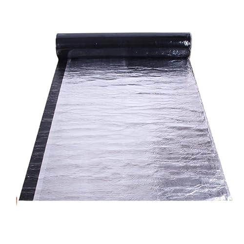 Rotolo Patch di Asfalto Autoadesivo per Tetto,Guaina Bituminosa Nastro Impermeabile,Nastro Butilico In Alluminio,Isolamento Termico,per Perdite Tetto,larghezza X Lunghezza (0.3x4m)
