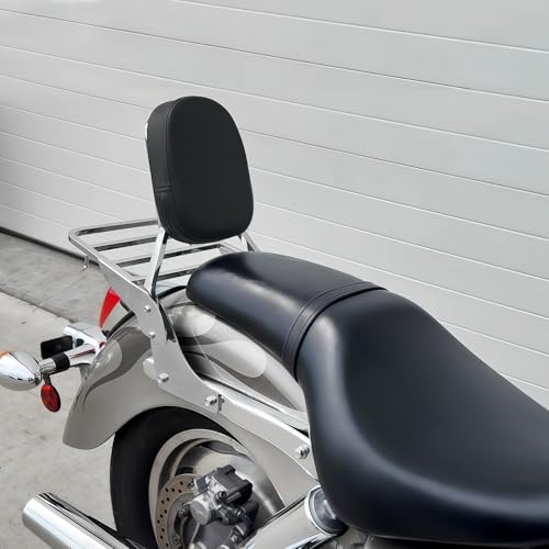 XMT-MOTO Motorcycle Backrest Sissy Bar Set Luggage Rack Fit for Honda Shadow SABRE VT1100 All Years Honda Shadow ACE VT1100 All Years - Thumbnail 7