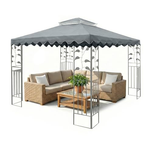 Mingfuxin 3x3m Gazebo Top Cover Replacement (Top Cover Only)