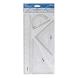 Lineal Set aus Kunststoff TTS Lineal Set 4in1